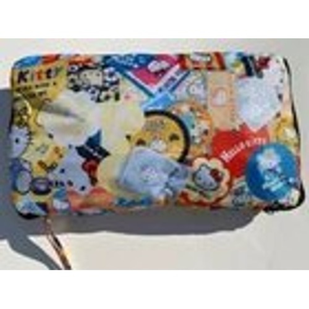 Hello Kitty Travel Duffle Bag Weekend Overnight Bag Colorful Print‎ foldable - Picture 2 of 7